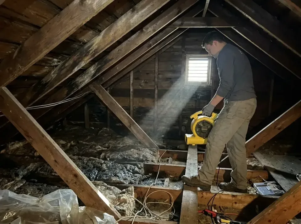 attic-water-damage-drying-proc-007 — frequently asked questions, Emergency Water Extraction & 24/7 Flood Response in North P…